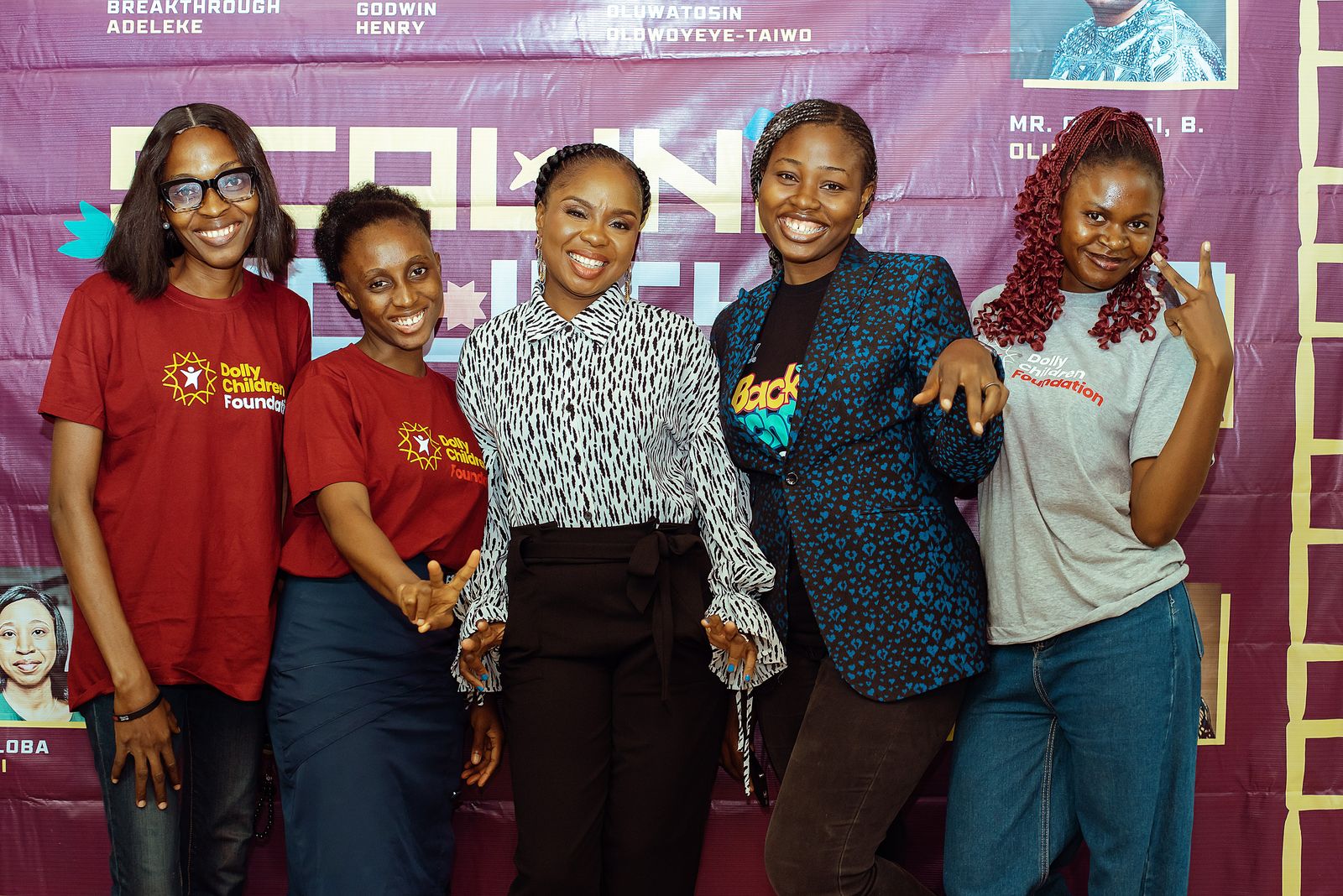 Adedolapo Osuntuyi with the Edufuture Conference team