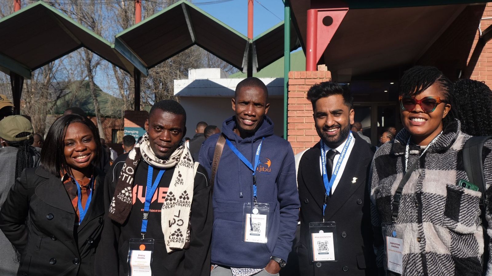 Adedolapo Osuntuyi with fellow school leaders at the African Leadership Festival