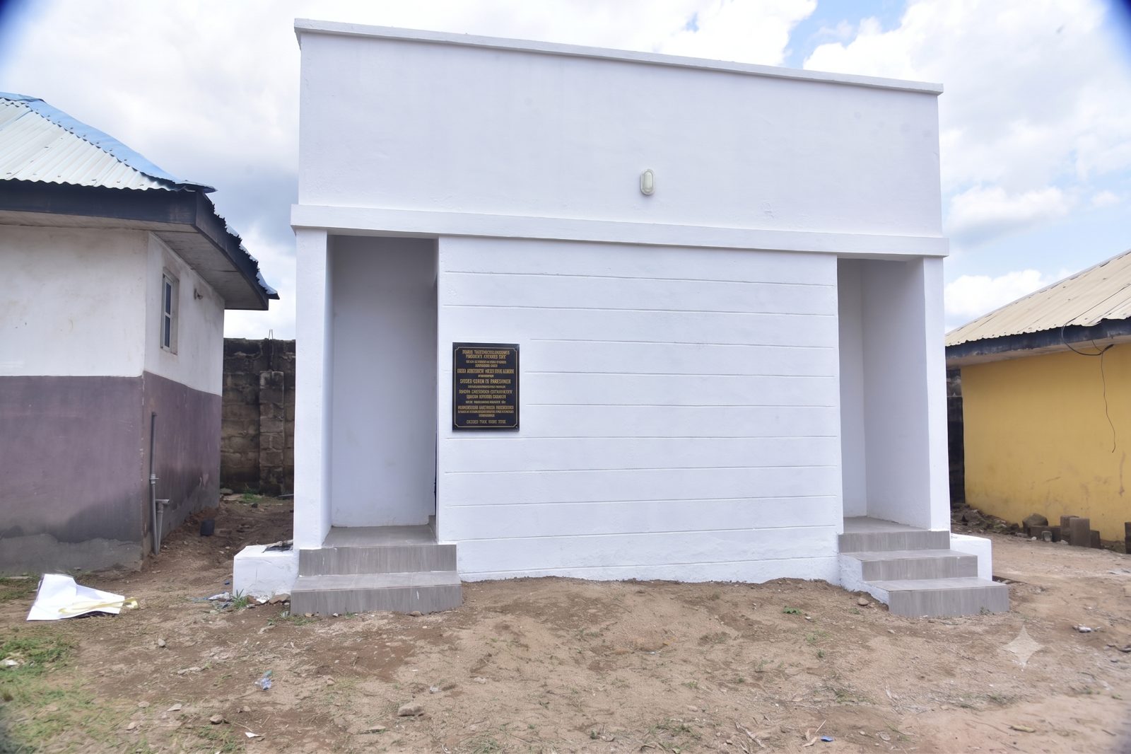 The new toilet facility at Ebenezer Grammar School, Abeokuta — OPay Clean Future Project
